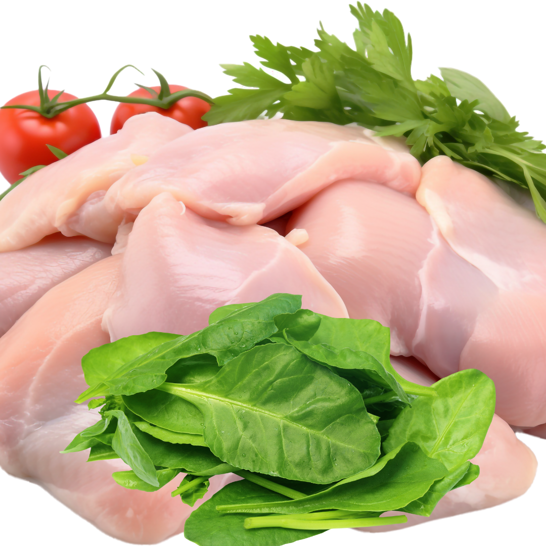 Chicken Jerky with Spinach